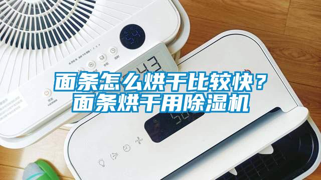 面條怎么烘干比較快？面條烘干用除濕機
