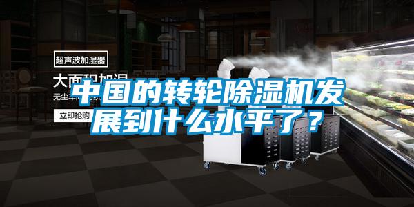 中國的轉輪除濕機發展到什么水平了？