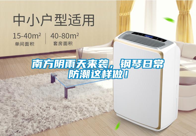 南方陰雨天來襲，鋼琴日常防潮這樣做！