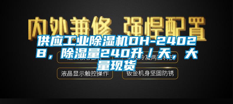 供應工業除濕機DH-2402B，除濕量240升／天，大量現貨