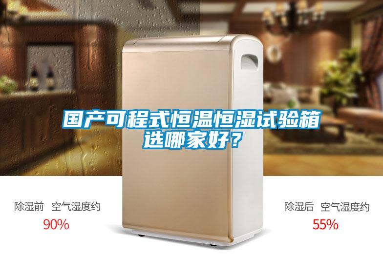 國產可程式恒溫恒濕試驗箱選哪家好？