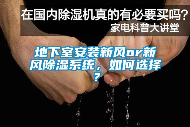 地下室安裝新風or新風除濕系統，如何選擇？