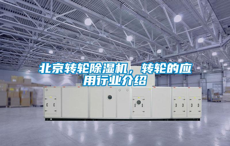 北京轉輪除濕機，轉輪的應用行業介紹