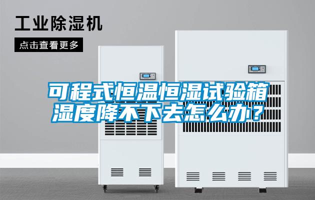 可程式恒溫恒濕試驗箱濕度降不下去怎么辦？