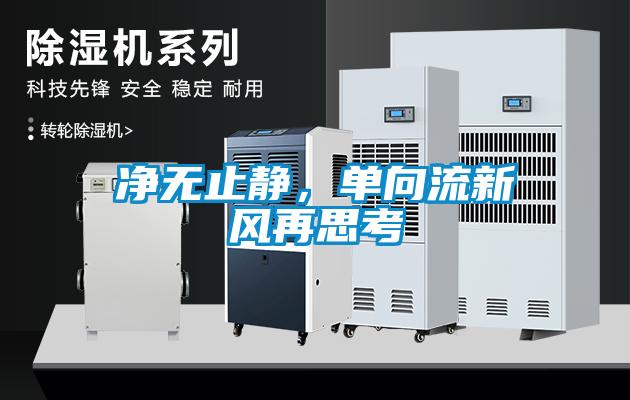 凈無止靜，單向流新風再思考