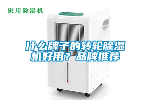 什么牌子的轉輪除濕機好用？品牌推薦