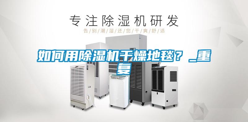 如何用除濕機干燥地毯？_重復