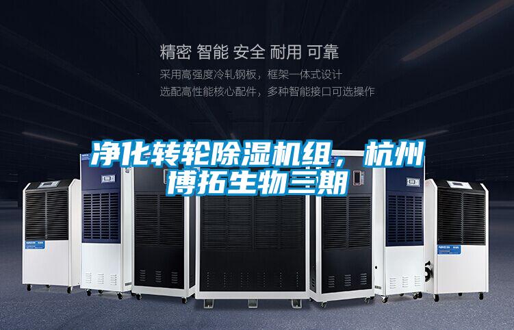 凈化轉輪除濕機組，杭州博拓生物三期