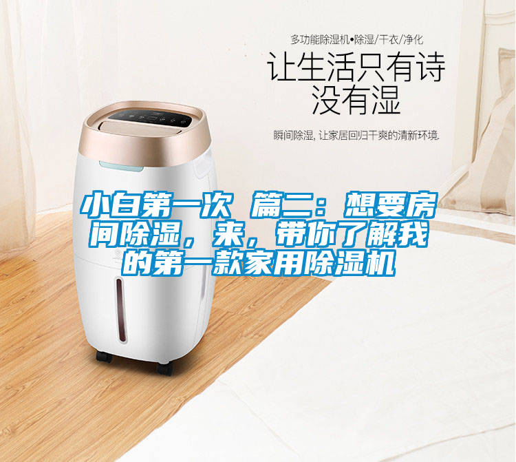 小白第一次 篇二：想要房間除濕，來，帶你了解我的第一款家用除濕機