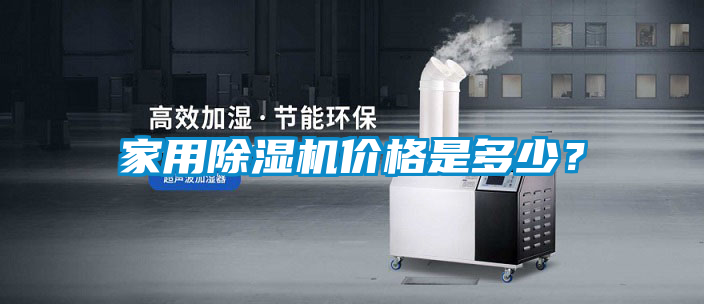 家用除濕機價格是多少？