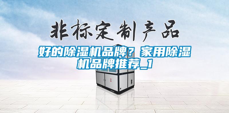 好的除濕機品牌？家用除濕機品牌推薦_1