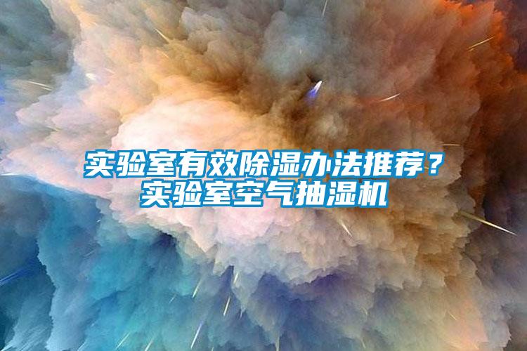 實驗室有效除濕辦法推薦？實驗室空氣抽濕機