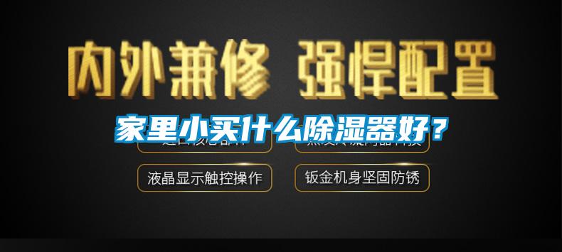 家里小買什么除濕器好？