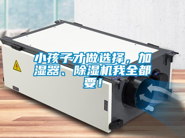 小孩子才做選擇，加濕器、除濕機我全都要！