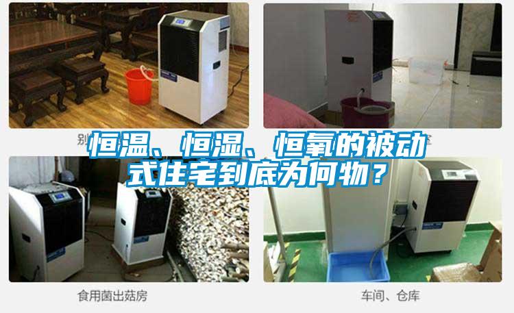 恒溫、恒濕、恒氧的被動式住宅到底為何物？