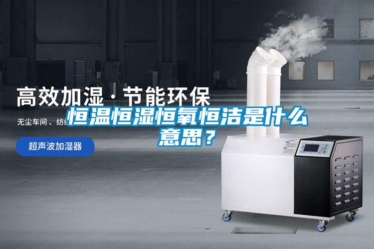 恒溫恒濕恒氧恒潔是什么意思？