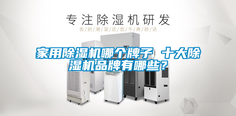 家用除濕機哪個牌子 十大除濕機品牌有哪些？