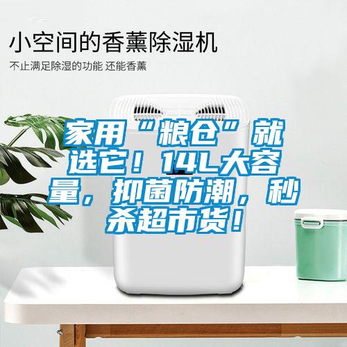 家用“糧倉”就選它！14L大容量，抑菌防潮，秒殺超市貨！