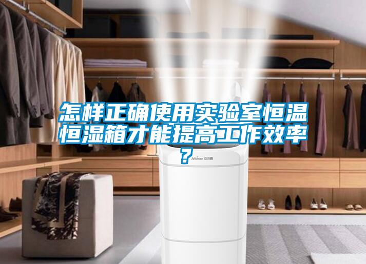 怎樣正確使用實驗室恒溫恒濕箱才能提高工作效率？