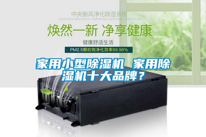 家用小型除濕機 家用除濕機十大品牌？