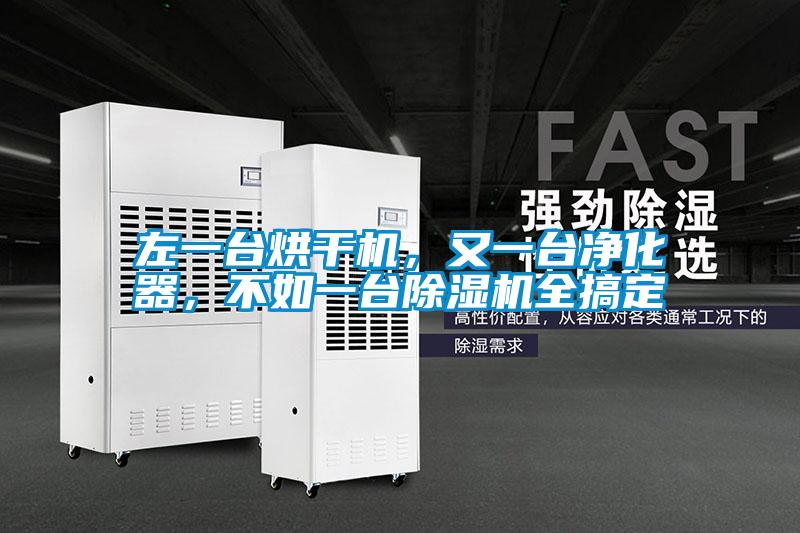 左一臺烘干機，又一臺凈化器，不如一臺除濕機全搞定