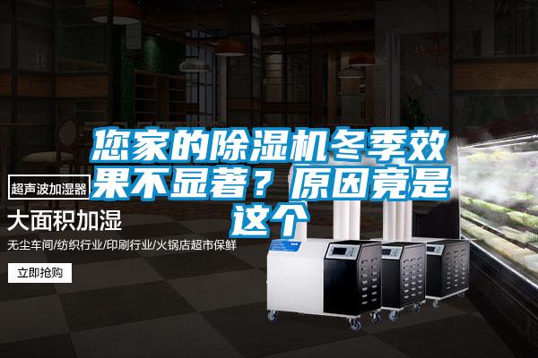 您家的除濕機冬季效果不顯著？原因竟是這個