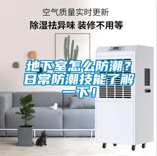 地下室怎么防潮？日常防潮技能了解一下！