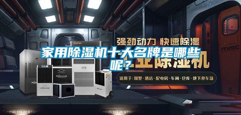 家用除濕機十大名牌是哪些呢？