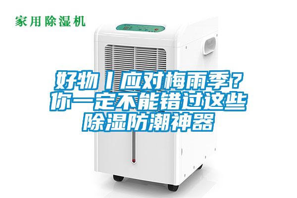 好物丨應對梅雨季？你一定不能錯過這些除濕防潮神器