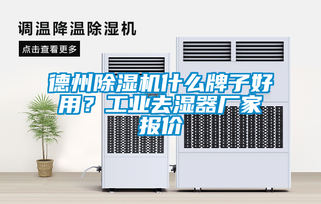 德州除濕機什么牌子好用？工業去濕器廠家報價