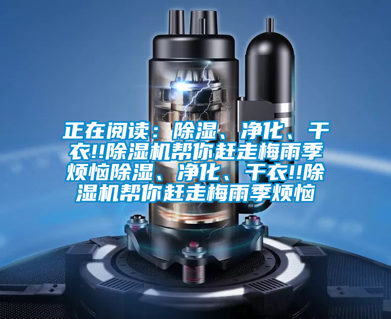 正在閱讀：除濕、凈化、干衣!!除濕機幫你趕走梅雨季煩惱除濕、凈化、干衣!!除濕機幫你趕走梅雨季煩惱