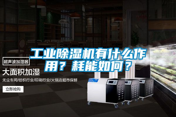 工業除濕機有什么作用？耗能如何？