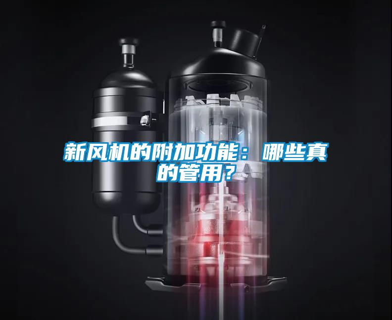 新風機的附加功能：哪些真的管用？