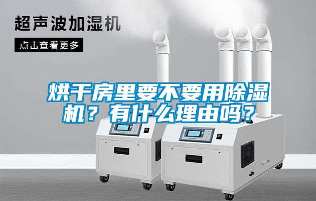 烘干房里要不要用除濕機？有什么理由嗎？