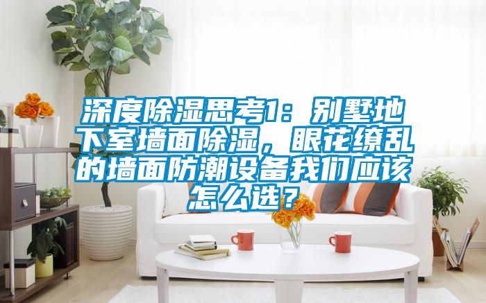 深度除濕思考1：別墅地下室墻面除濕，眼花繚亂的墻面防潮設備我們應該怎么選？