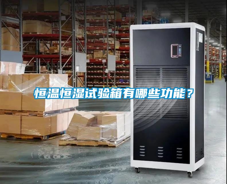 恒溫恒濕試驗箱有哪些功能？