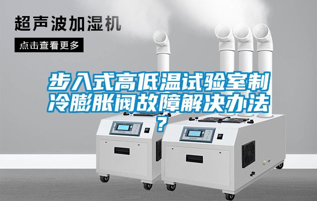 步入式高低溫試驗室制冷膨脹閥故障解決辦法？