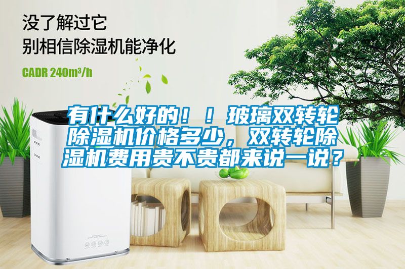 有什么好的??！玻璃雙轉輪除濕機價格多少，雙轉輪除濕機費用貴不貴都來說一說？