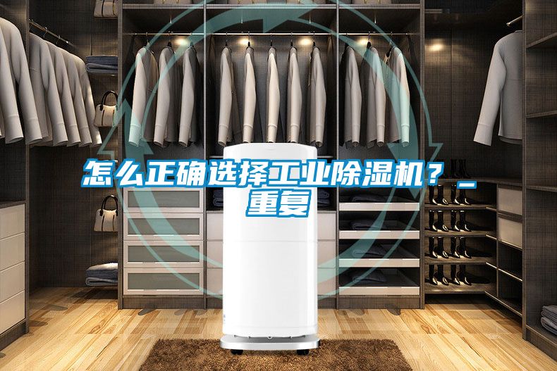 怎么正確選擇工業除濕機？_重復