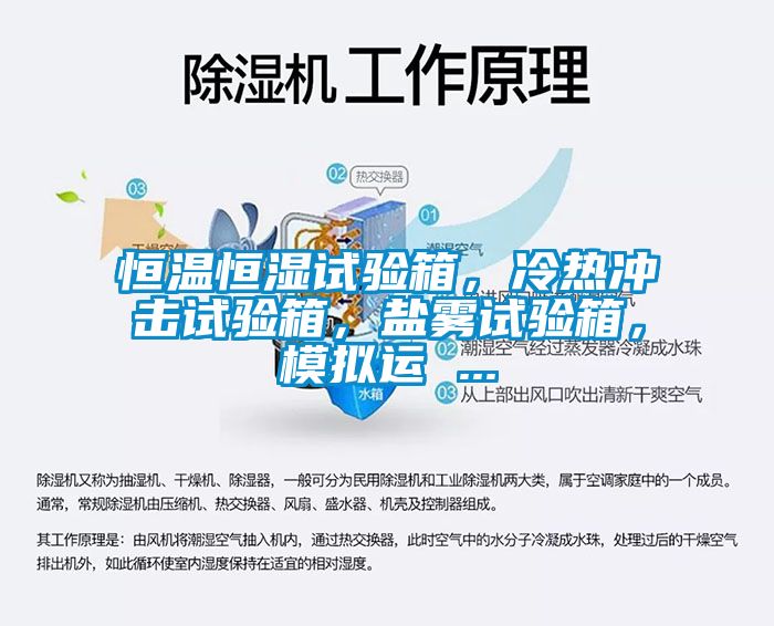 恒溫恒濕試驗箱，冷熱沖擊試驗箱，鹽霧試驗箱，模擬運 ...