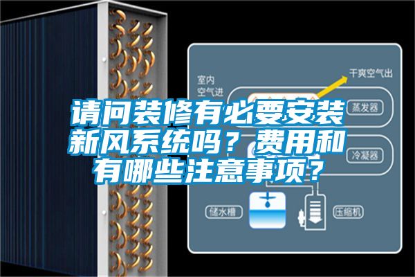 請問裝修有必要安裝新風系統嗎？費用和有哪些注意事項？