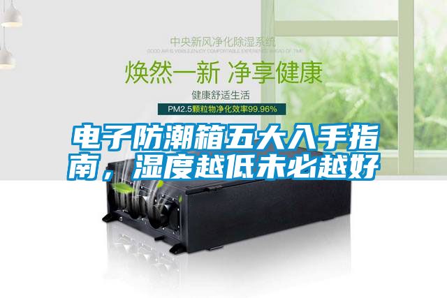 電子防潮箱五大入手指南，濕度越低未必越好