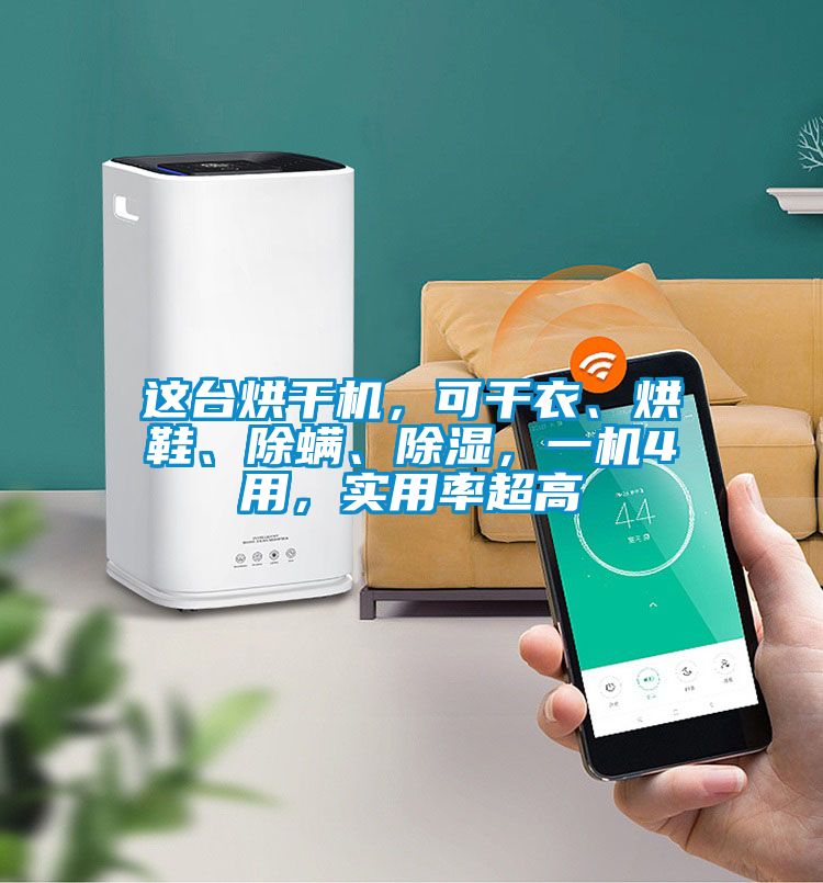 這臺烘干機，可干衣、烘鞋、除螨、除濕，一機4用，實用率超高