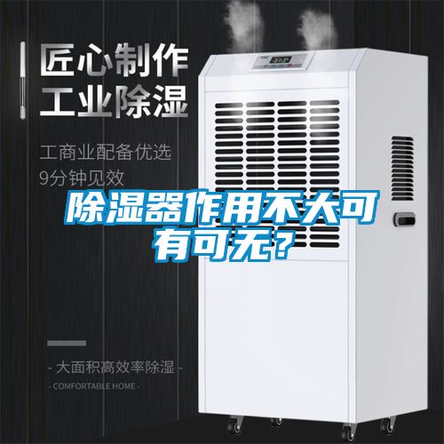 除濕器作用不大可有可無？