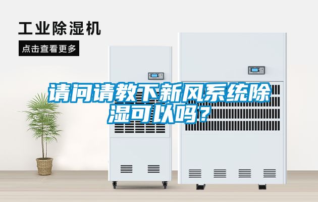 請問請教下新風系統除濕可以嗎？
