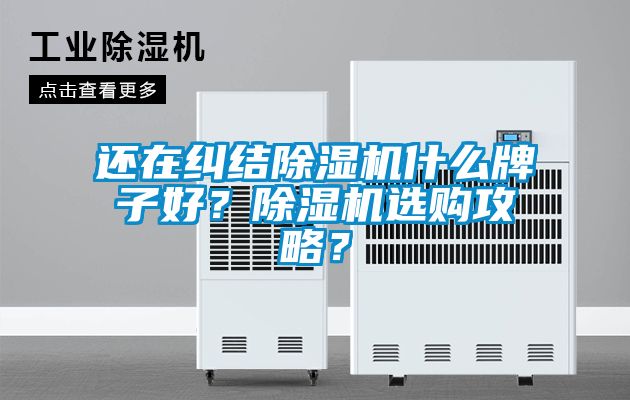 還在糾結除濕機什么牌子好？除濕機選購攻略？