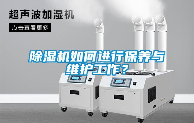 除濕機如何進行保養與維護工作？