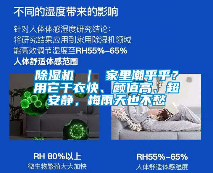 除濕機 ｜ 家里潮乎乎？用它干衣快、顏值高、超安靜，梅雨天也不愁