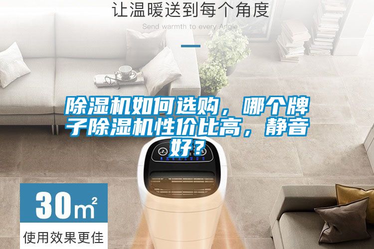 除濕機如何選購，哪個牌子除濕機性價比高，靜音好？