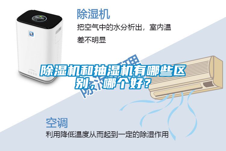 除濕機和抽濕機有哪些區別，哪個好？